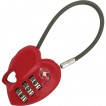 Кодовый замок Сердце с TSA доступом TSA Combination Lock - Heart (упак=10 шт) - 1 цвет, 3606