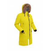 Пальто пуховое женское BASK HATANGA V2 желтое