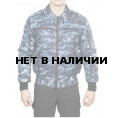 Куртка демисезонная МПА-34 (Пилот), камуфляж серо-голубая цифра твил/файбертек 120