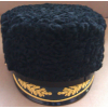 Шапка из каракуля для капитанов I ранга, полковников, адмиралов и генералов ВМФ (с вышивкой)