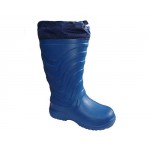 Сапоги ЭВА женские зимние Онега (STEP) -55С, с 4-слойным чулком и манжетой, синие.