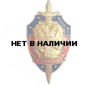 Нагрудный знак Спецназ щит меч герб металл
