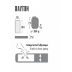 Коврик Dayton dark grey, 183x51x7.5, 41006