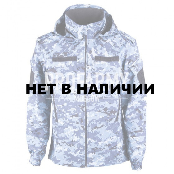 Куртка ВКБО Softshell синяя цифра