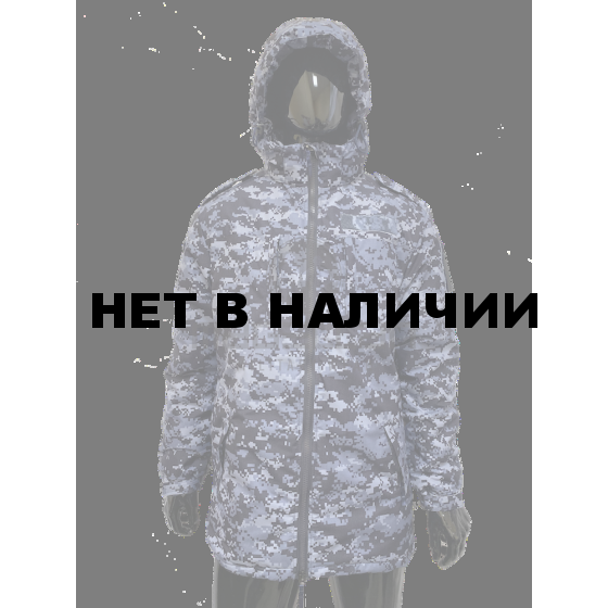 Куртка зимняя РОСГВАРДИЯ без подстежки цвет синяя точка (ткань рип-стоп)