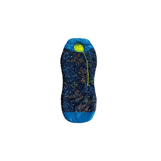 Спальный мешок, детский, с светонакопительным рисунком Blue/Кокон, 3978
