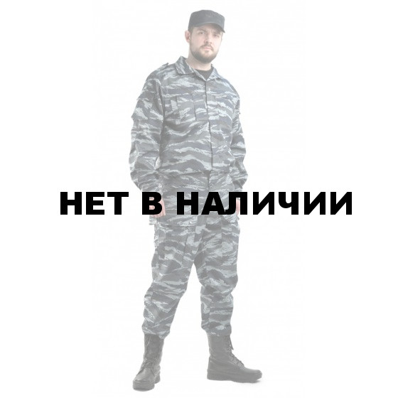Костюм мужской Спецназ, ткань смесовая РИП-СТОП Серый вихрь