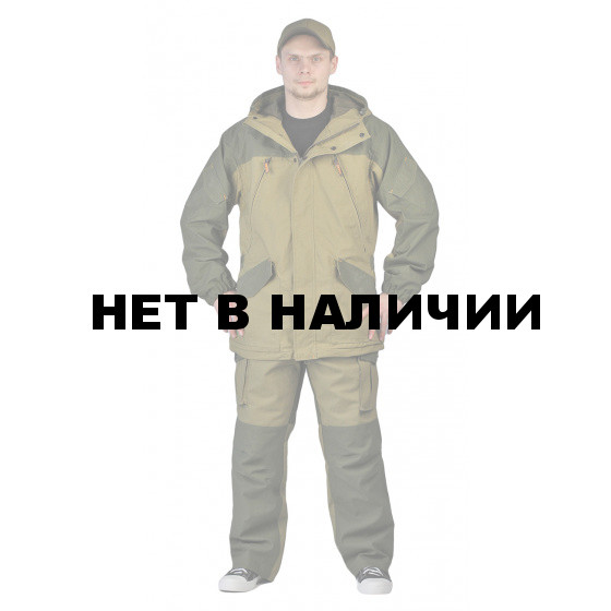 Костюм ГЕРКОН-ЛЕТО куртка/брюки, цвет: Св.хаки/Т.хаки, ткань : Палатка-270