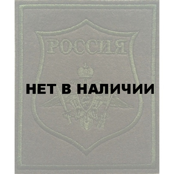 Нашивка на рукав с липучкой ВС пр 300 РВСН полевая пластик