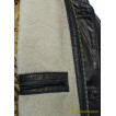 Куртка кожаная меховая 7166 Flonap Black