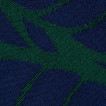 Плед In Leaf, синий с зеленым 140х200 см