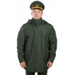 Куртка демисезонная под офисную форму воротник на стойке (рип-стоп/зеленая)