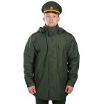 Куртка демисезонная под офисную форму воротник на стойке (рип-стоп/зеленая)