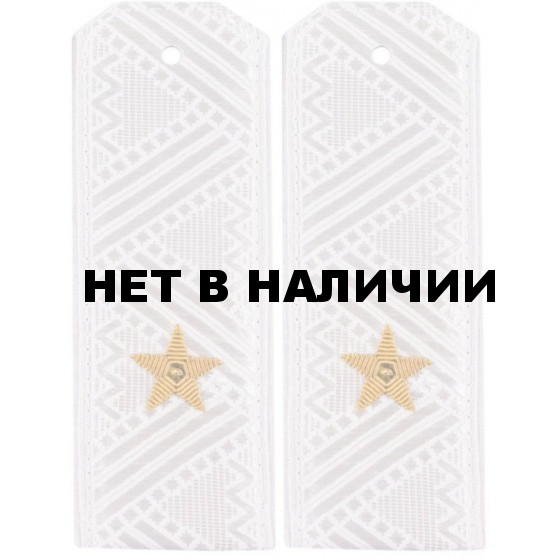 Погоны Росгвардия (ВВ МВД) генерал-майора на белую рубашку повседневные