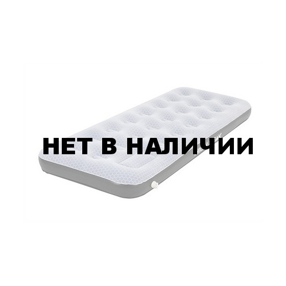 Матраc надувной Air bed Single Comfort Plus Oversize 195х75х20 см, серый/черный, 40042