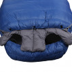 Двухместный спальный мешок пуховый Tandem Light синий