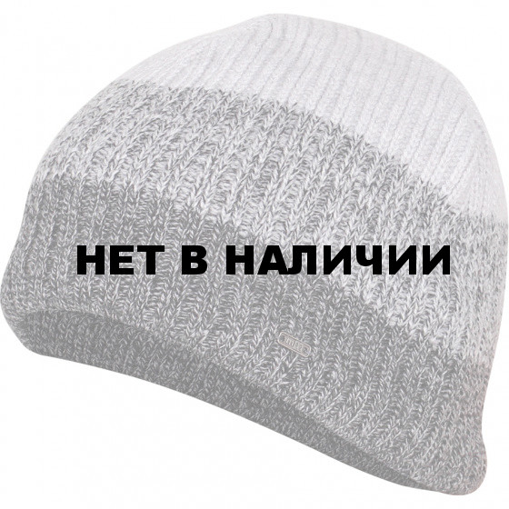 Шапка полушерстяная marhatter MMH 7733/2 чёрно-серый мулине