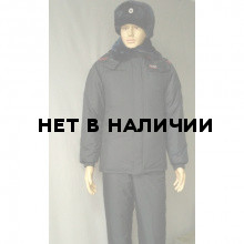 Куртка Полиция зимняя удлиненная (фольга/мембрана/холофайбер)