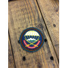 Нашивка на рукав 108-й гвардейский десантно-штурмовой полк голубой фон вышивка шелк