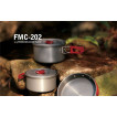 Набор портативной посуды FMC-202, на 2-3 человек из анодированного алюминия