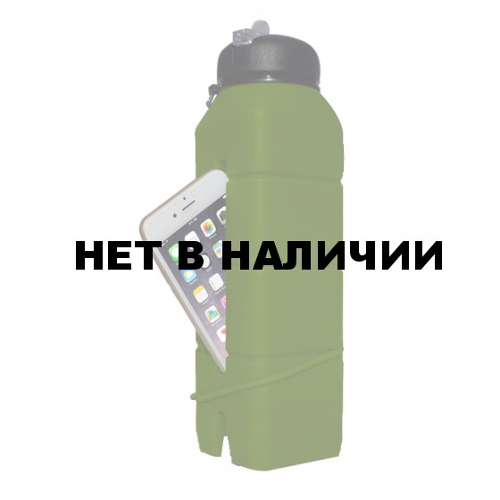 Бутылка-динамик из силикона Ace Camp Silicone Sound Bottle 1582 Олив/769мл
