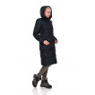 Женское пуховое пальто Баск ROUTE V3 синий тмн