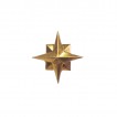Знак различия Звезда МЧС 20мм золотая металл