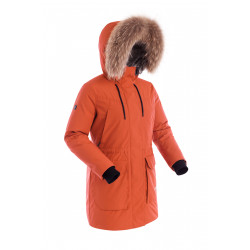 Куртка пуховая женская BASK LYRA темно-оранжевая