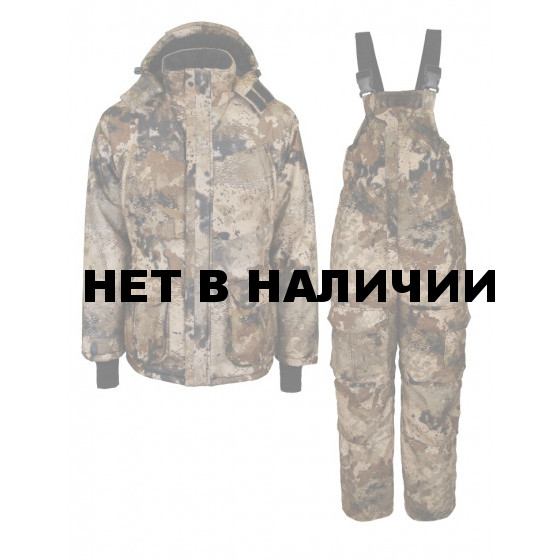 Костюм мужской Tauren зимний,куртка/полукомб.,тк./подкл.:Alova Premium/PolyBrushed,камуфляжBeigecloud