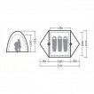Палатка 3 местная Greenell Гори 3 V2