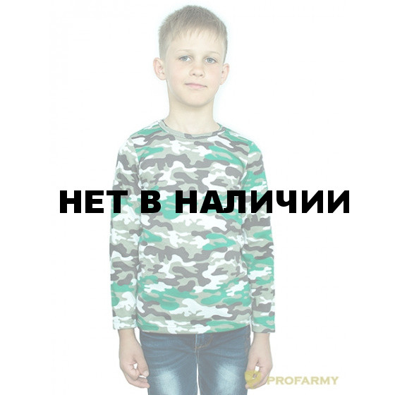 Футболка детская White Camo длинный рукав