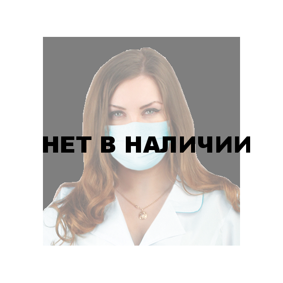 Маска для лица трехслойная цвет: бирюзовый, ткань : спанбонд