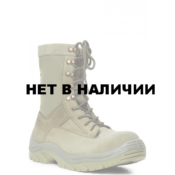 Ботинки с высокими берцами ХОВАРД, нат.кожа/текстиль, цвет: хаки