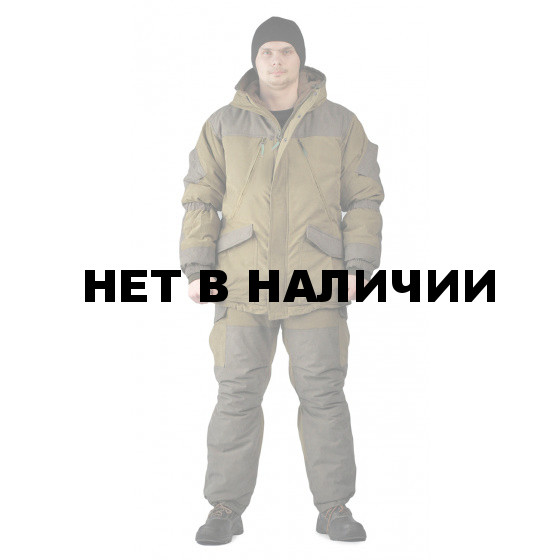 Костюм зимний ГЕРКОН куртка/брюки, цвет: светлый хаки/темный хаки, ткань : Финляндия