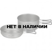 Набор титановой посуды 1 кастрюля, 1 сковородка (950+600)