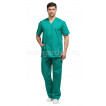 Комплект одежды медицинской мужской универсальный(блуза и брюки (зеленый))