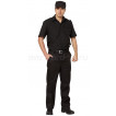 Рубашка охранника, короткий рукав, цвет черный
