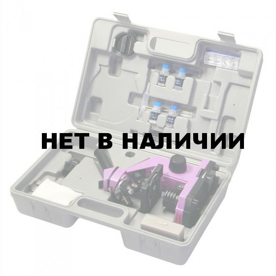 Микроскоп школьный Эврика 40х-400х в кейсе (аметист)