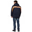 Куртка Бригада утепленная (темно-синяя+оранж.)