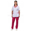 Комплект одежды медицинской женской Нимфа (блуза и брюки) (мал.+роз.)