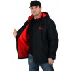 Куртка мужская Sarma для активного отдыха на подкладке из флиса C025 черная