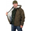 Куртка мужская Sarma с мехом С 046 олива