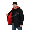 Куртка мужская Sarma для активного отдыха на подкладке из флиса C025 черная