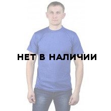 Футболка васильковая