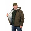 Куртка мужская Sarma с мехом С 046 олива