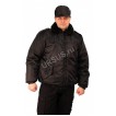 Куртка мужская на поясе Охрана зимняя черная