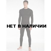 Термобельё в комплекте (фуфайка. кальсоны) EcoDry RealMan (чёрный.) 