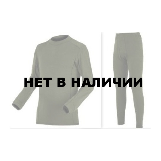 Термобельё в комплекте (фуфайка. кальсоны) Hobo Pro DryWarm (Стрейч-флис) хаки.
