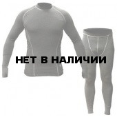 Термобельё в комплекте (фуфайка. кальсоны) Hobo Pro DryWarm (Стрейч-флис) чёрный.