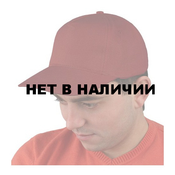 Бейсболка бордовая